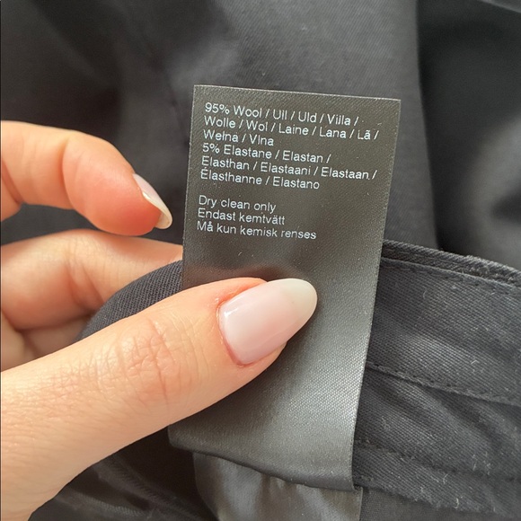 FILIPPA K TAPERED LOOSE FITTING WOOL TROUSERS - Picture 5 of 5